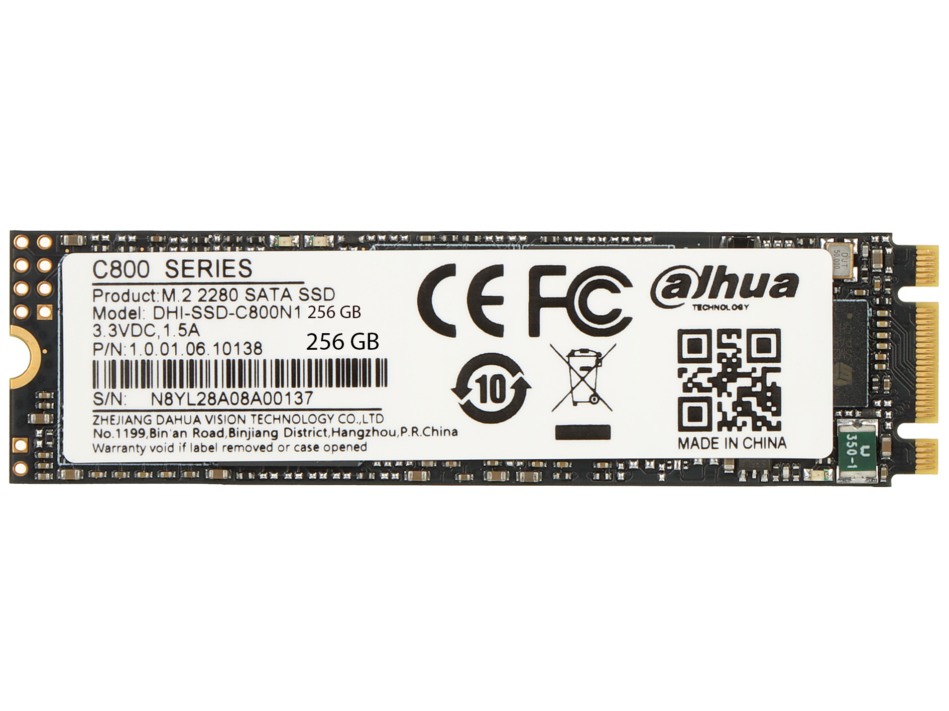 内蔵型SSD Dahua C800 256GB SATA SSD 256GB SSD DAHUA C800A (NEW PACKED WITH 1 YEAR WARRANTY)